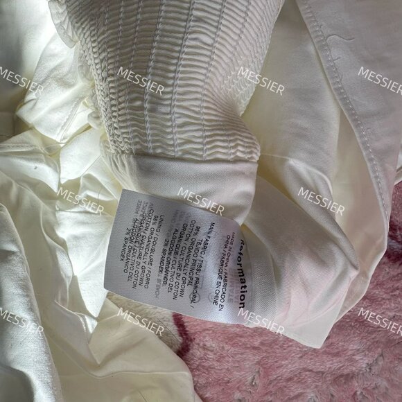 Reformation Barry Top in White - Picture 9 of 10